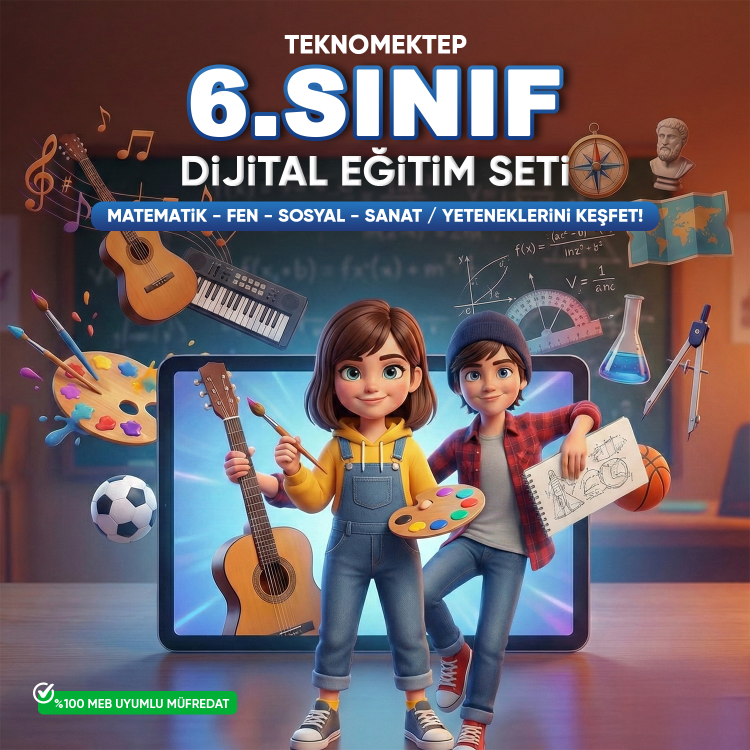 6.Sınıf Tüm Dersler Eğitim Seti