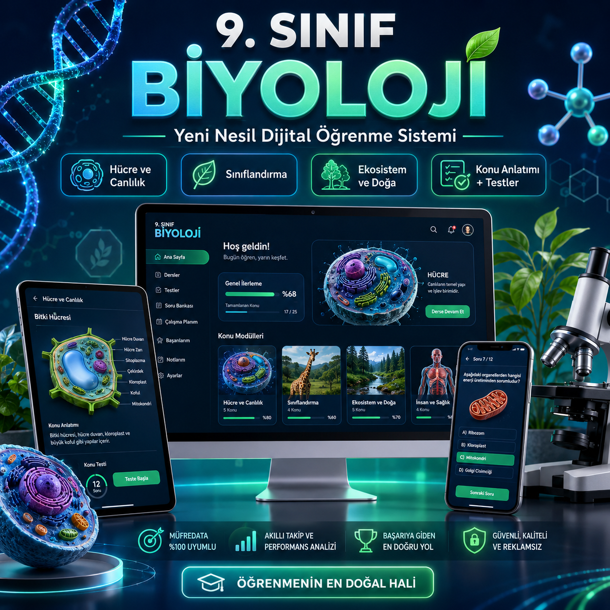 9.Sınıf Biyoloji Eğitim Seti