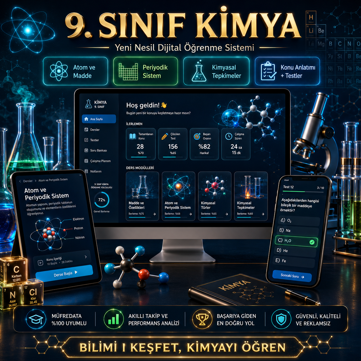 9.Sınıf Kimya Eğitim Seti